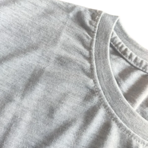 Solid Round Neck Grey T-Shirt