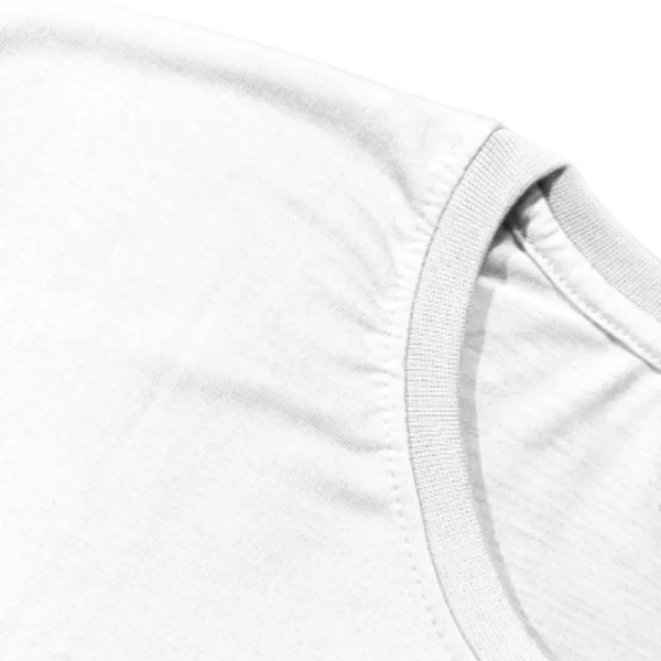 Solid Round Neck White T-Shirt