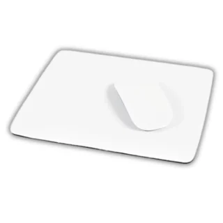 Plain White Mouse Pad