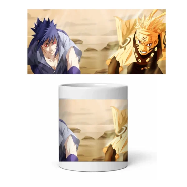 Anime Naruto & Saske Design Ceramic Coffee/Tea Mug