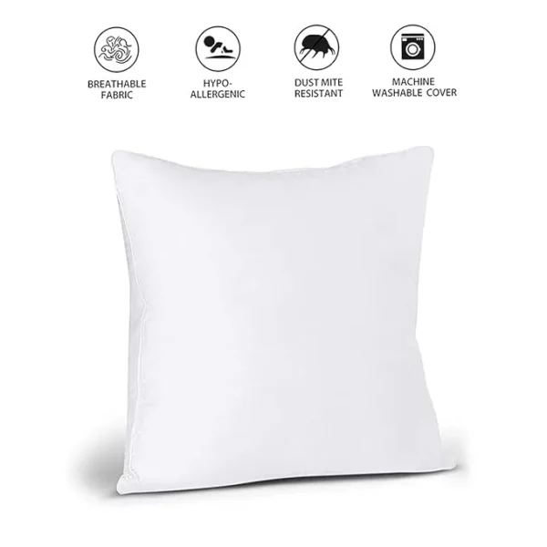 Plain White Single Cushion