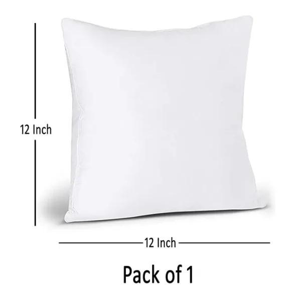 Plain White Single Cushion