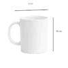 Plain White Ceramic Coffee/Cup Mug