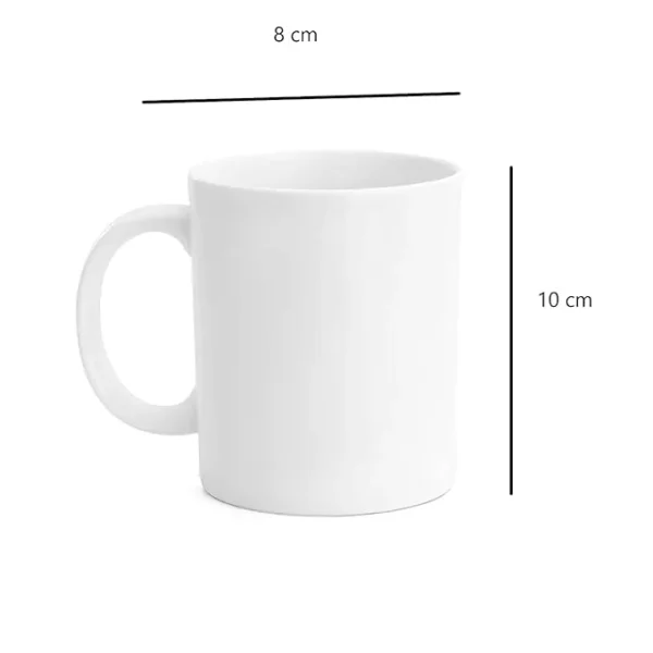 Plain White Ceramic Coffee/Cup Mug