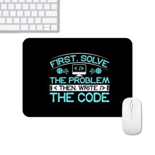 First Solve Mousepad | Typography Mousepad