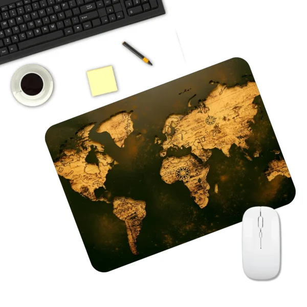 World Map Mousepad | Printed Mousepad