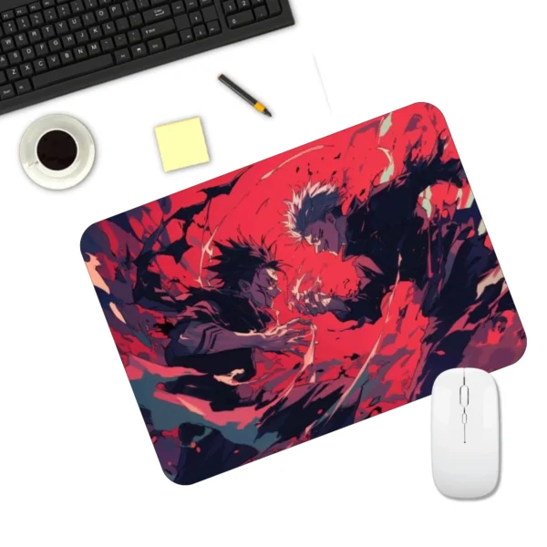 Satoru Gojo & Sukuna Design Mousepad | Anime Deign Printed Mousepad