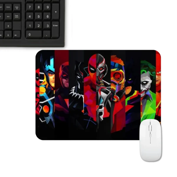 Batman, Joker, Deadpool Design Mousepad | DC Marvel Character Superhero Mousepad