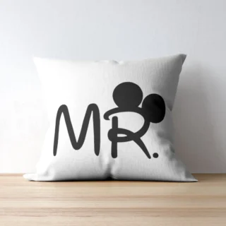 MR Cushion | Typography Printed Cushion With Filling