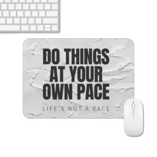 Motivational Quote Mousepad | Do Things Quote Mousepad