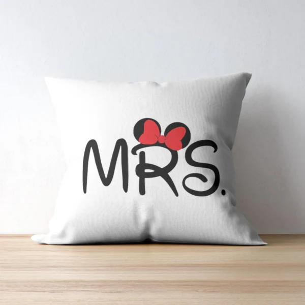 MRS Cushion | Typography Printed Cushion With Filling