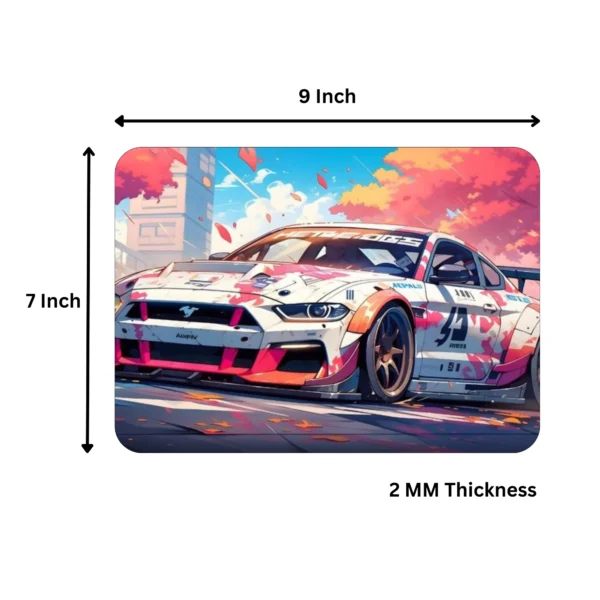 Racing Car Design Mousepad | Sports Car Printed Mousepad