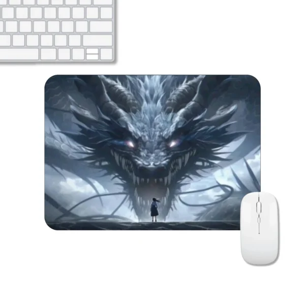 Dragon with Girl Design Mousepad | Printed Mousepad