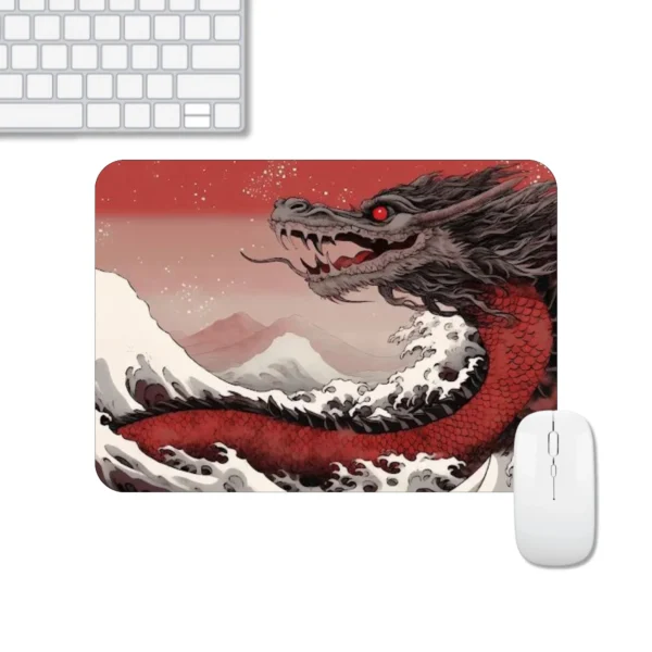 Red Deragon Design Mousepad | Printed Mousepad