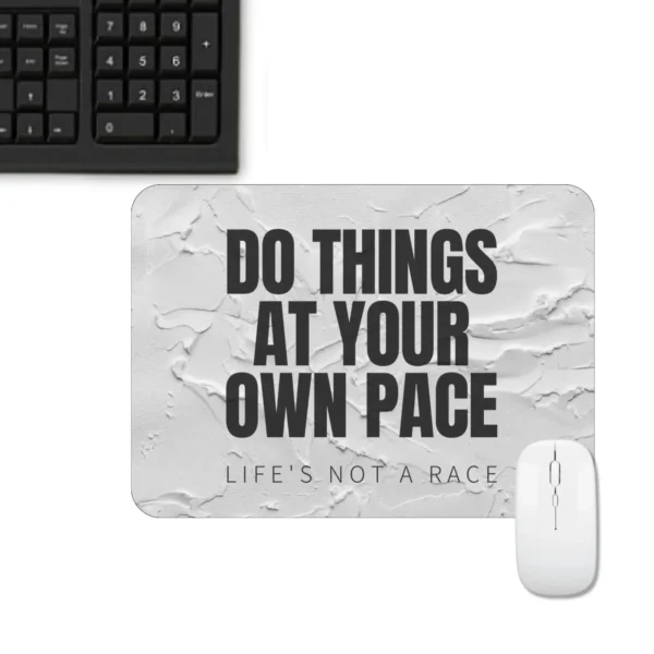 Motivational Quote Mousepad | Do Things Quote Mousepad