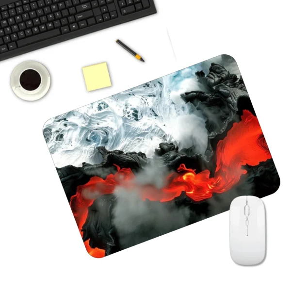 Abstract volcanic Design Mousepad | Printed Mousepad