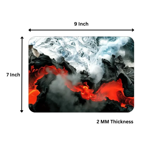 Abstract volcanic Design Mousepad | Printed Mousepad