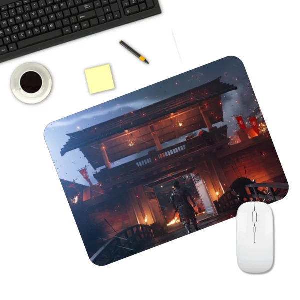 Action Game Design Mousepad | Fighter Deign Printed Mousepad