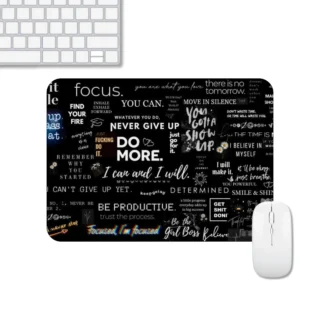 Do More Mousepad | Typography Motivation Mousepad