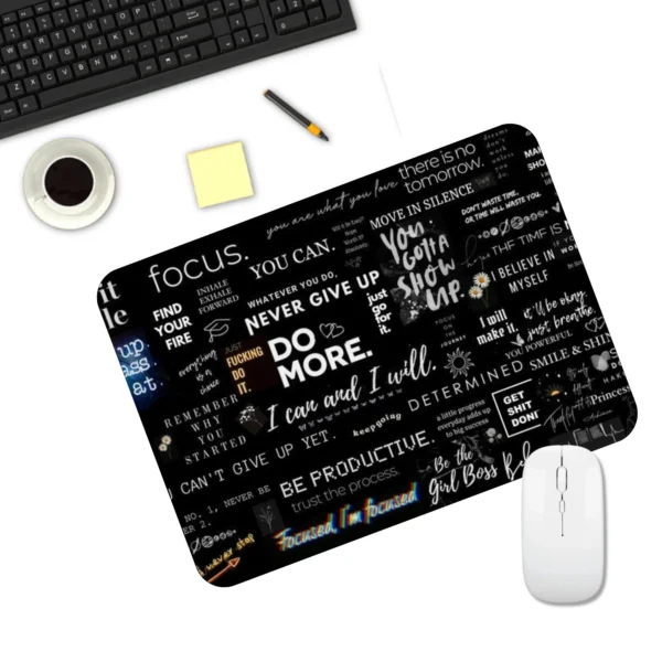 Do More Mousepad | Typography Motivation Mousepad