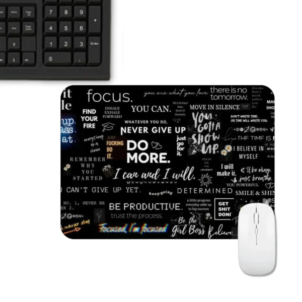 Do More Mousepad | Typography Motivation Mousepad