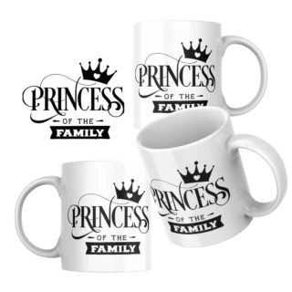 Princess of the Family Design Ceramic Coffee/Tea Mug